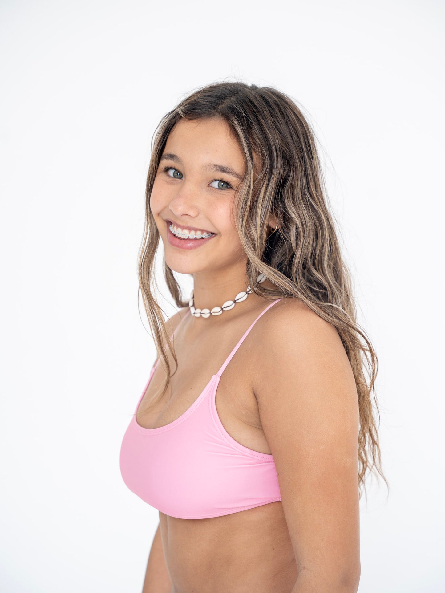 Coconut Bikini Top Pink