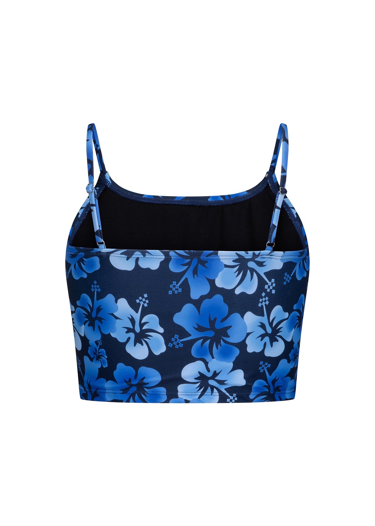 Tankini Top Blue Floral