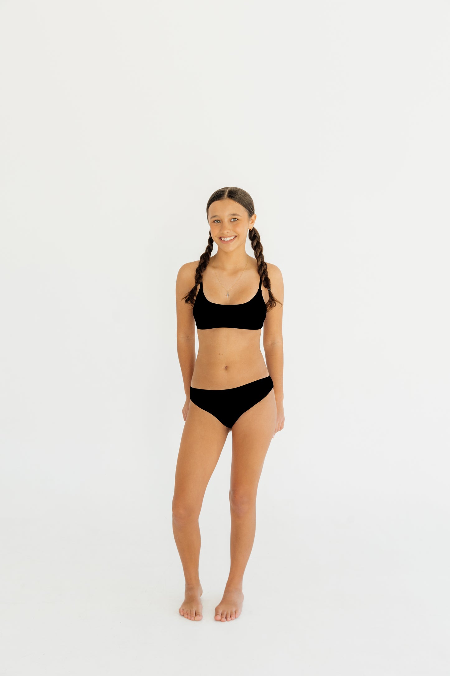 Coconut Bikini Top Black