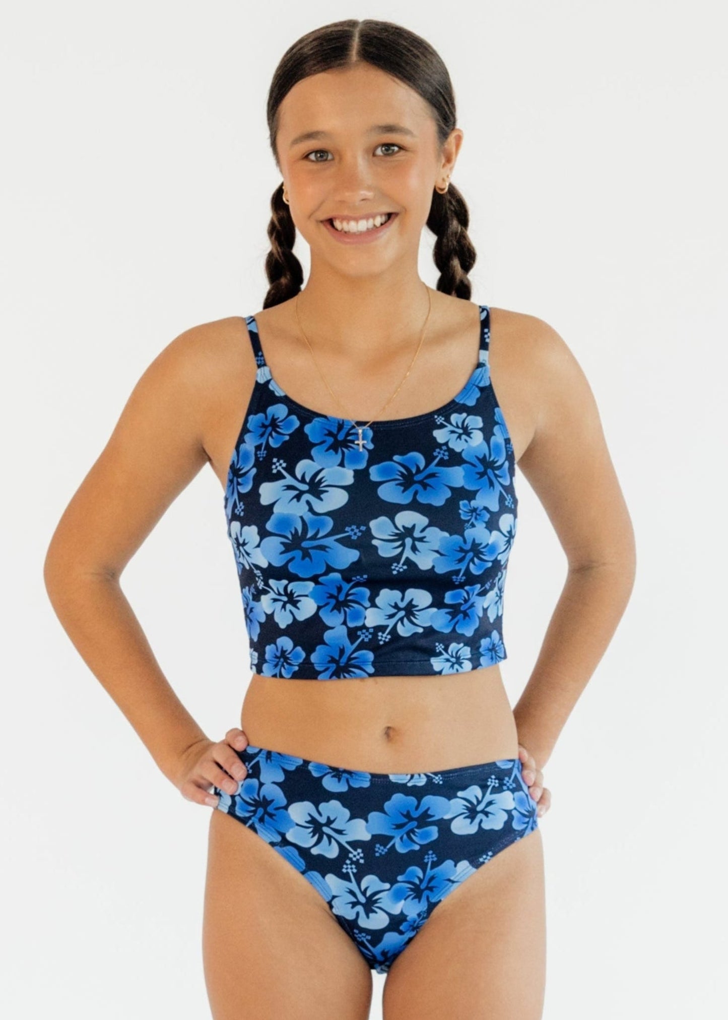 Byron Bikini Bottom Blue Floral