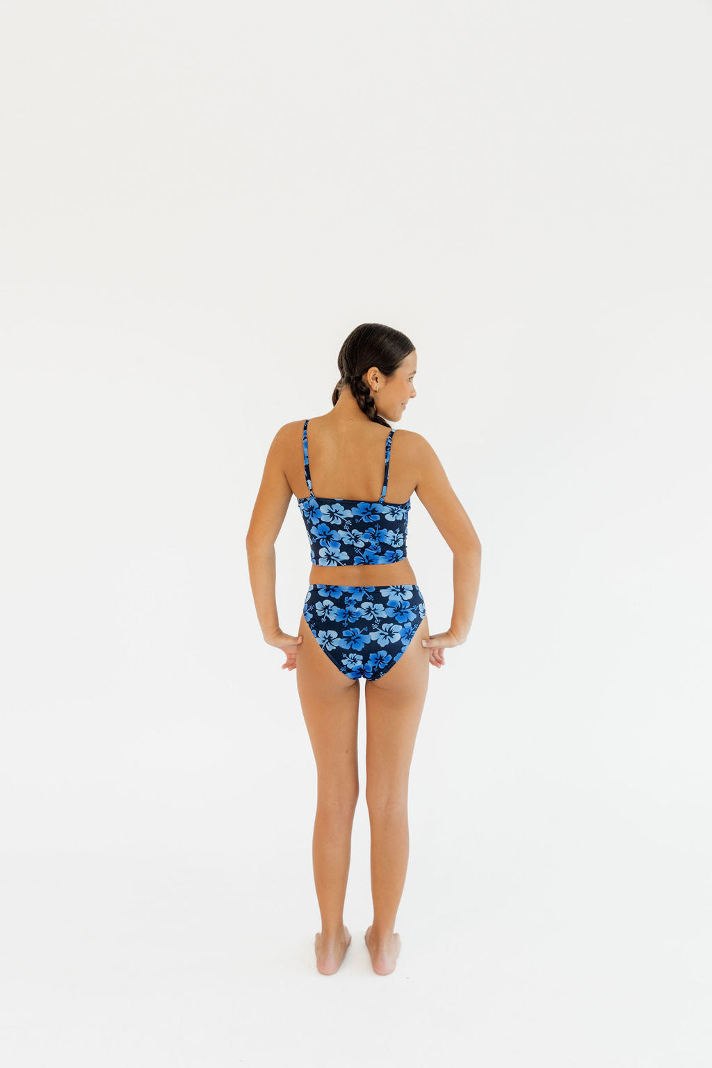 Byron Bikini Bottom Blue Floral