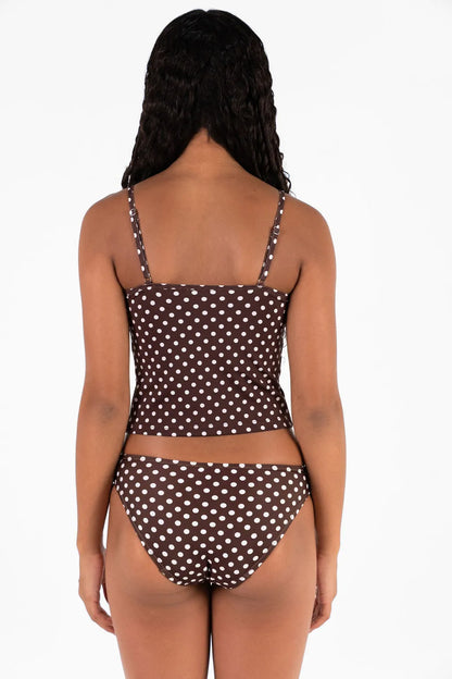 Aquarius Bikini Bottom Chocolate Polka