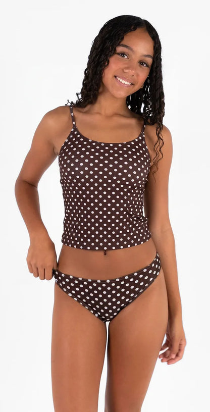 Aquarius Bikini Bottom Chocolate Polka