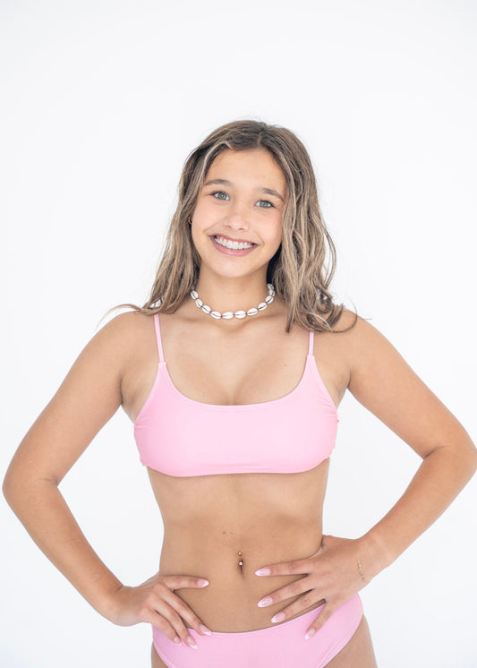 Coconut Bikini Top Pink PRE ORDER