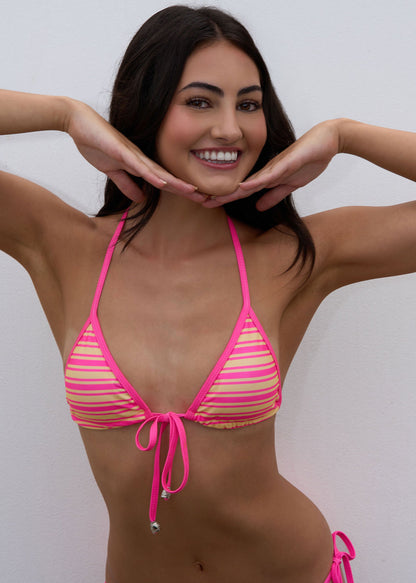 Heatwave Bikini Top Pink Lemonade