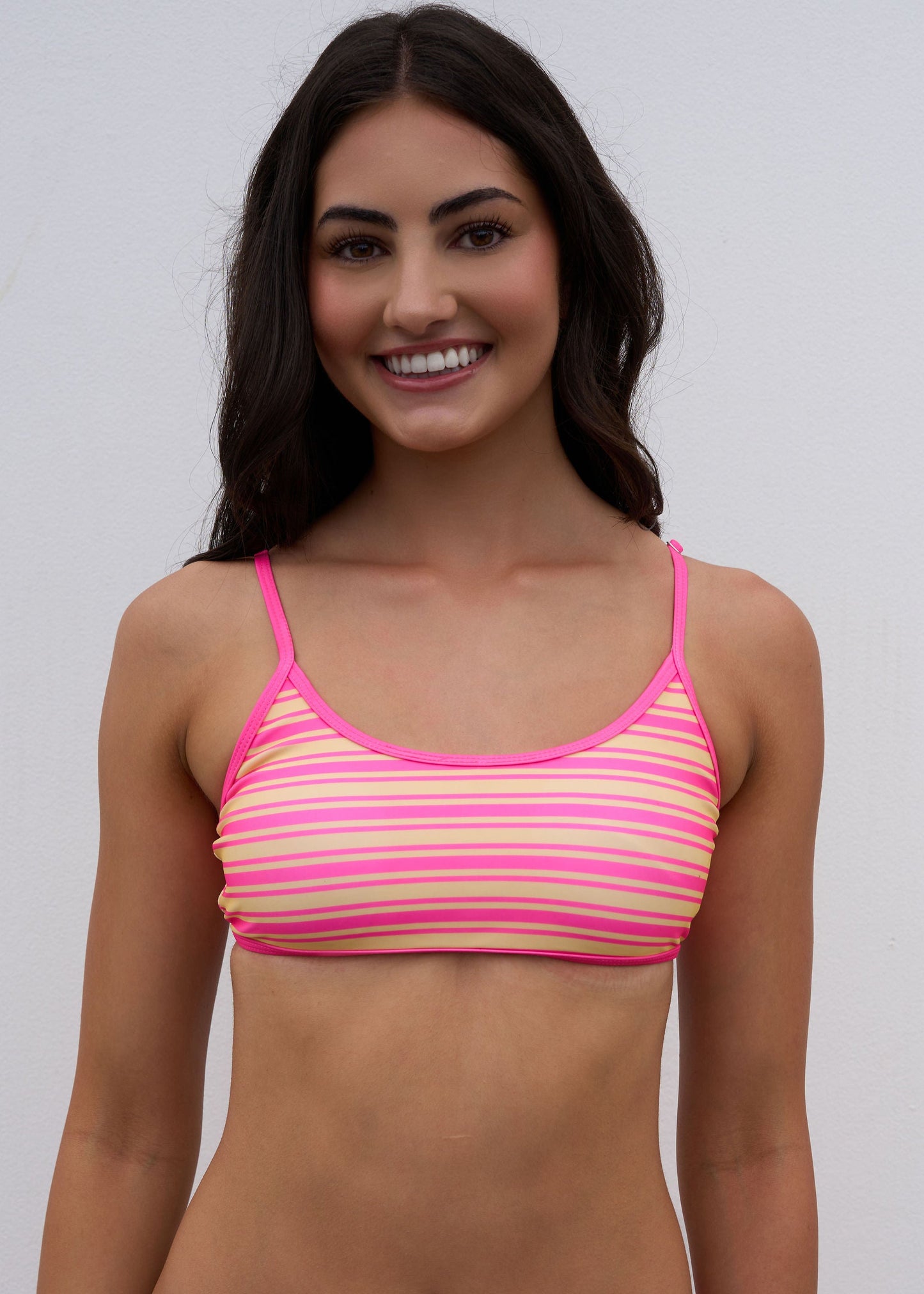 Coconut Bikini Top Pink Lemonade