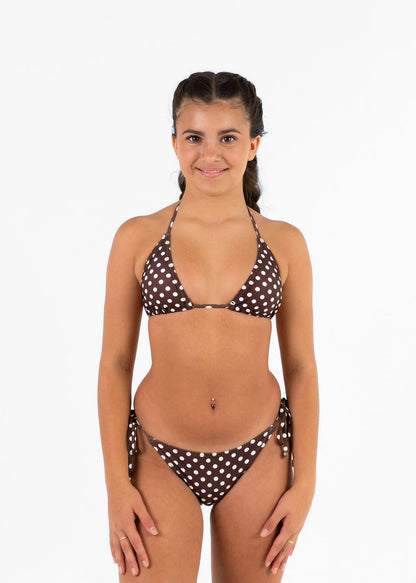 Heatwave Bikini Bottom Chocolate Polka