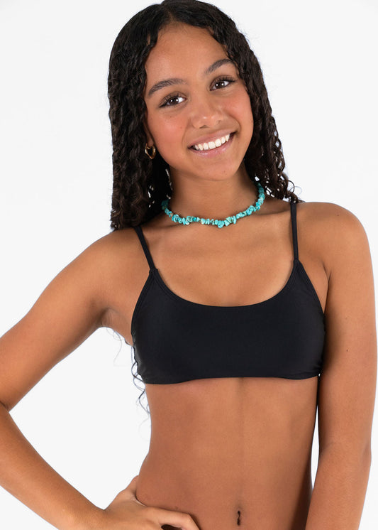Coconut Bikini Top Black