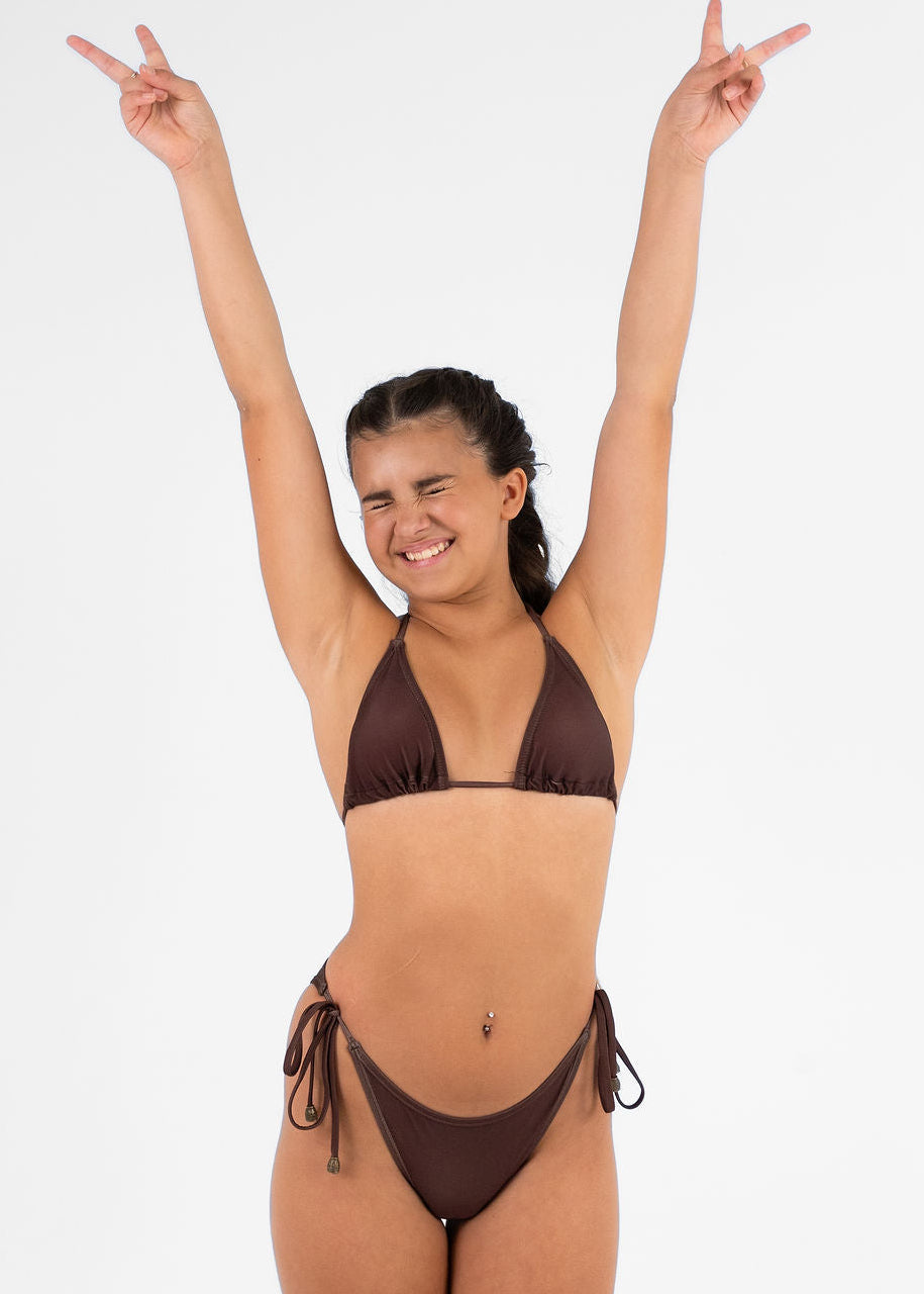 Heatwave Bikini Bottom Brown