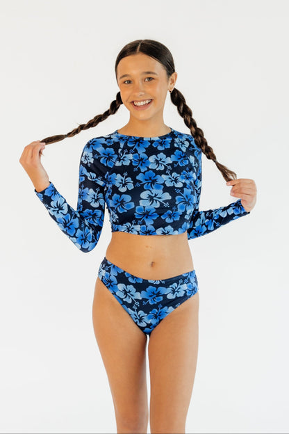 Malibu Long Sleeve Crop Top Teen